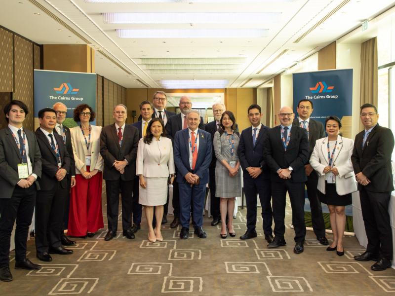 Ministers present at the 42nd Cairns Group Ministerial Meeting - June 2022